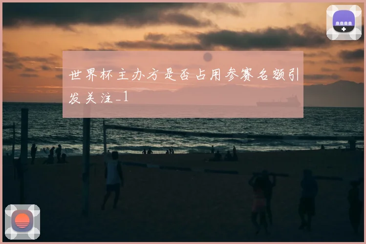 世界杯主办方是否占用参赛名额引发关注_1